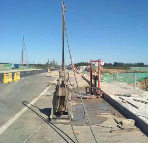 宁南公路高聚物注浆加固
